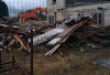 Demolition of The Pullman, Widmerpool, is being carried out