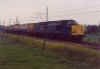 Class 37 passing the hut