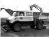 Unimog and  APT in the yard